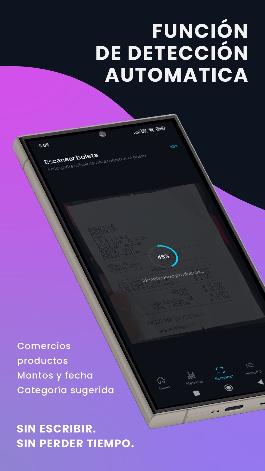 Función de detección automática con IA